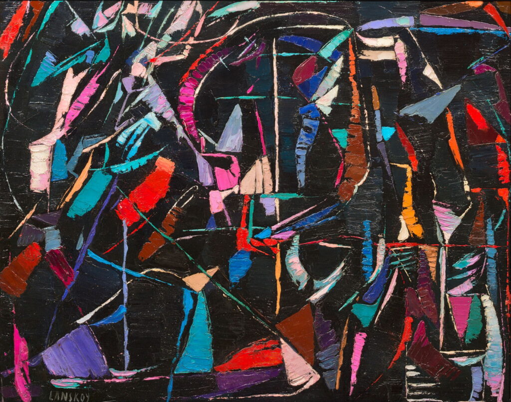 Composition Spatiale (1955) - André Lanskoy Tablo