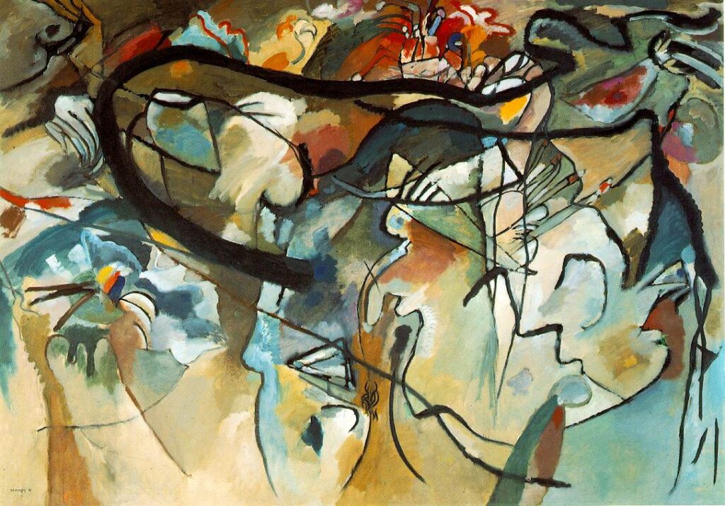 Composition V (1911) - Wassily Kandinsky Tablo