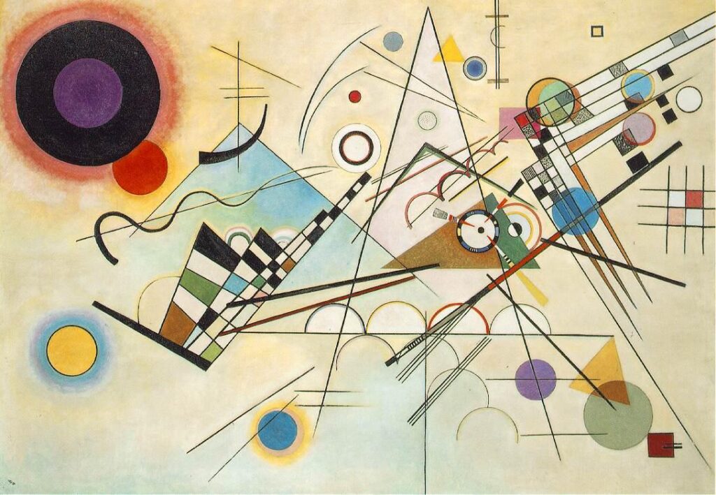 Composition VIII (1923) – Wassily Kandinsky Tablo