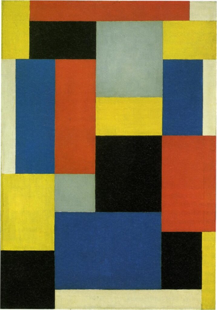 Composition XX (1920) - Theo van Doesburg Tablo