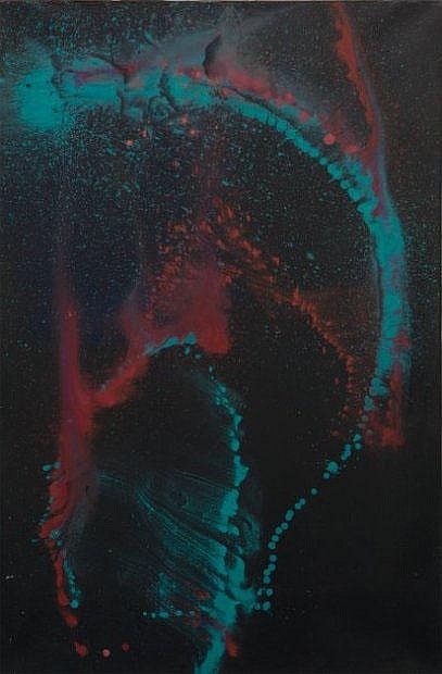 Composition abstraite – Marcelle Loubchansky Tablo