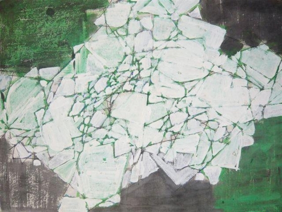 Composition in Green – Natalia Dumitresco Tablo