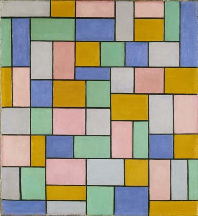 Composition in dissonances (1919) – Theo van Doesburg Tablo