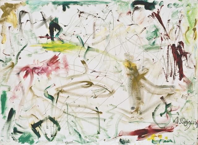 Composition with Green – Aurel Cojan Tablo