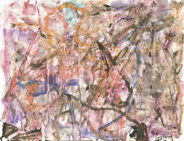 Composition with Mauve Background – Aurel Cojan Tablo