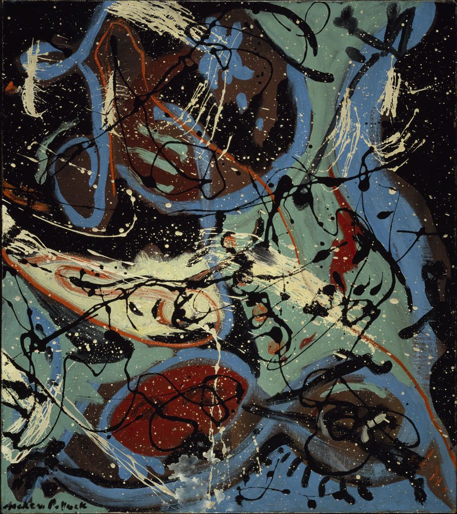 Composition with Pouring II (1943) – Jackson Pollock Tablo