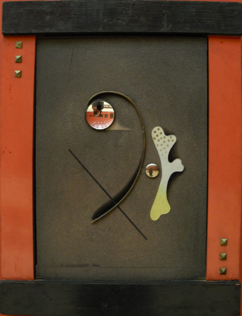 Constructive decorative composition (1924) - David Kakabadze Tablo
