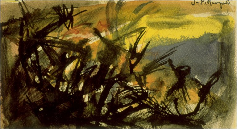 Conversation (1946) – Jean-Paul Riopelle Tablo