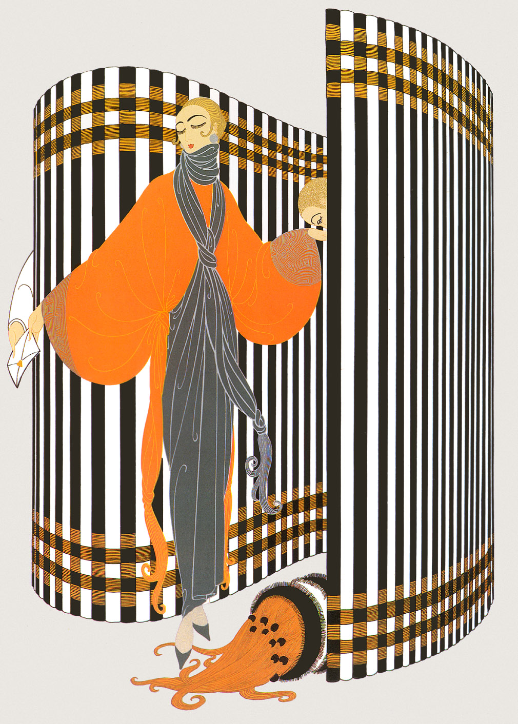 Coquette - Erté Tablo kanvas tablo