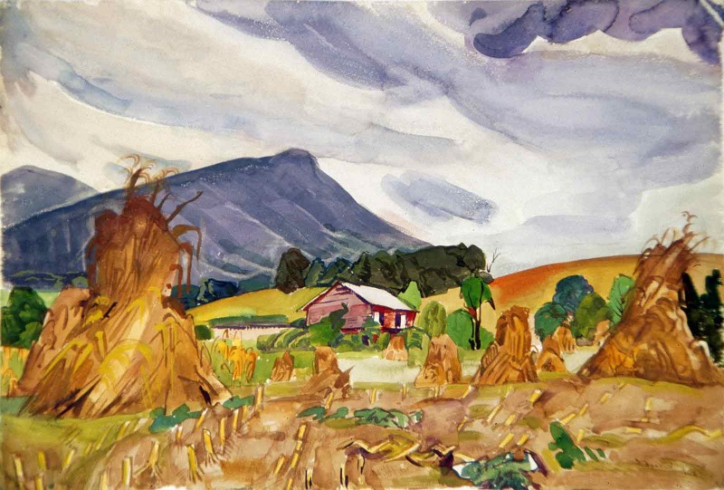 Corn Shocks and Jump Mountain (1950) – Pierre Daura Tablo