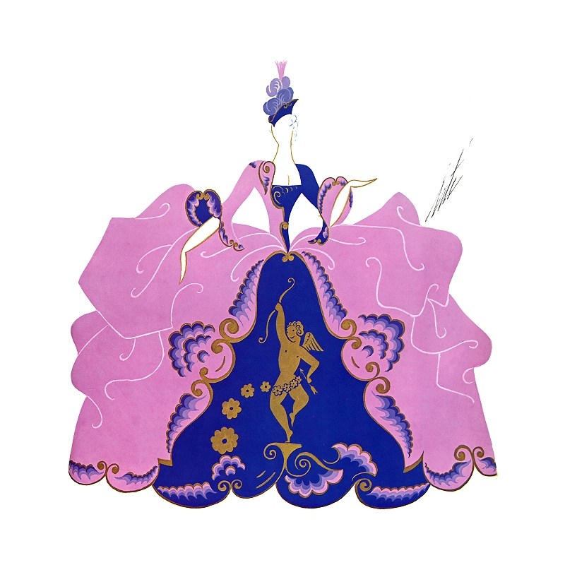 Costume for Casanova – Erté Tablo