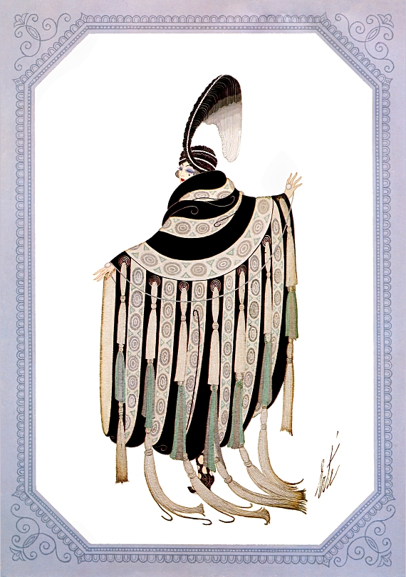 Costume for Gaby Deslys – Erté Tablo