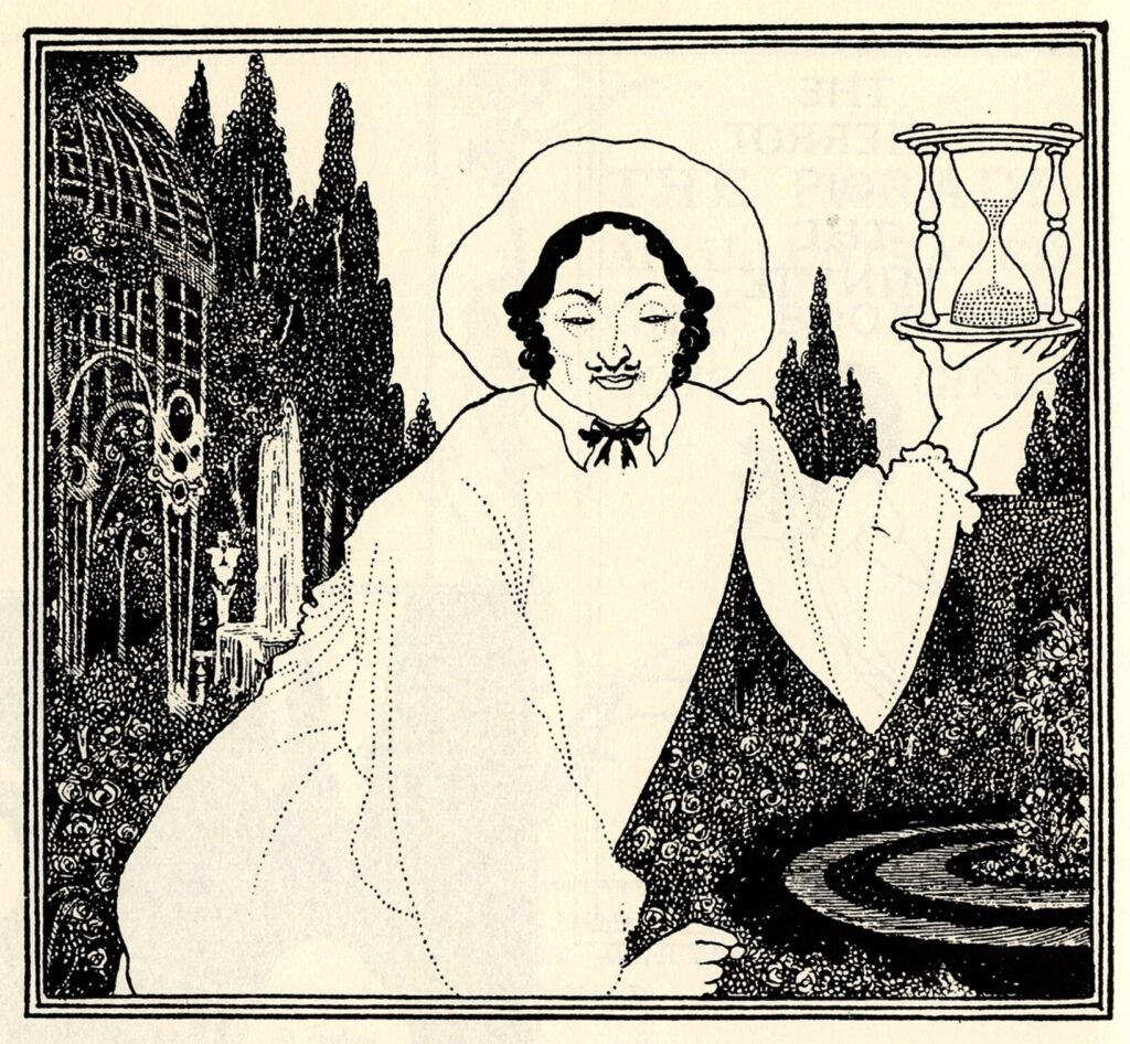 Cover design to 'The Pierrot of the Minute' (1897) - Aubrey Beardsley Tablo