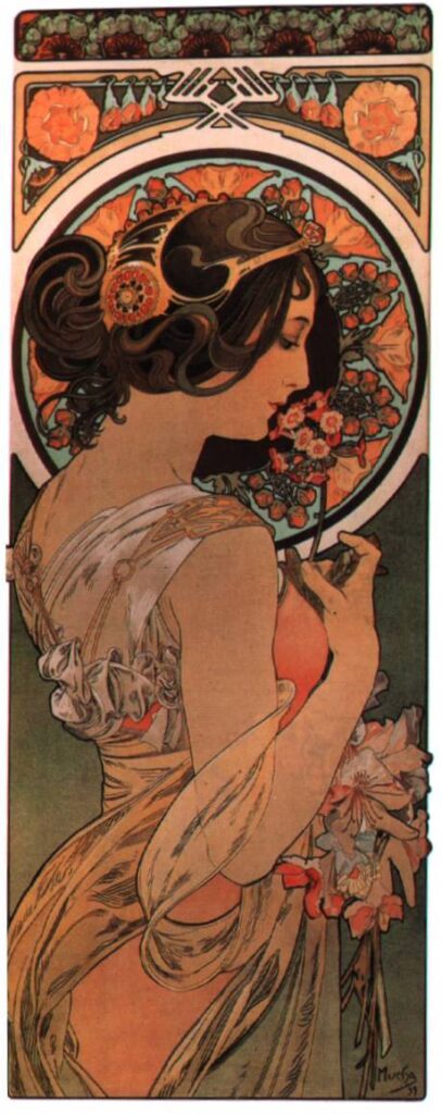 Cow slip (1899) – Alphonse Mucha Tablo