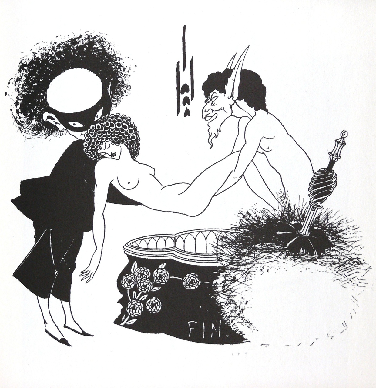 Creation (1893) - Aubrey Beardsley Tablo kanvas tablo