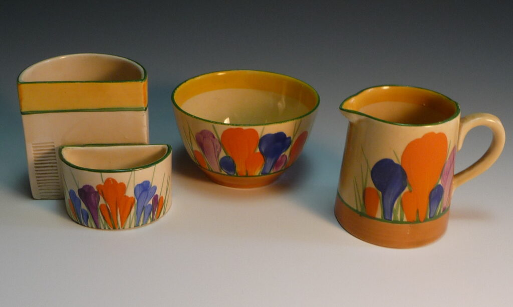 Crocus Design – Clarice Cliff Tablo