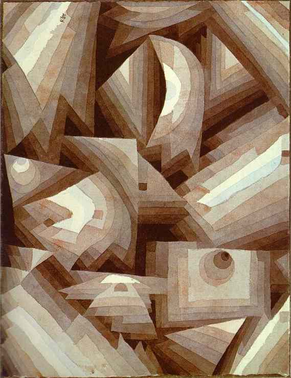 Crystal Gradation (1921) – Paul Klee Tablo