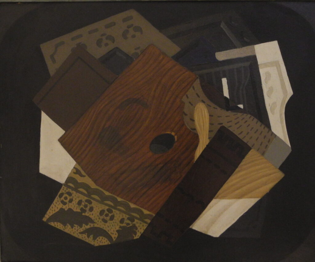 Cubist self portrait (1914) - David Kakabadze Tablo