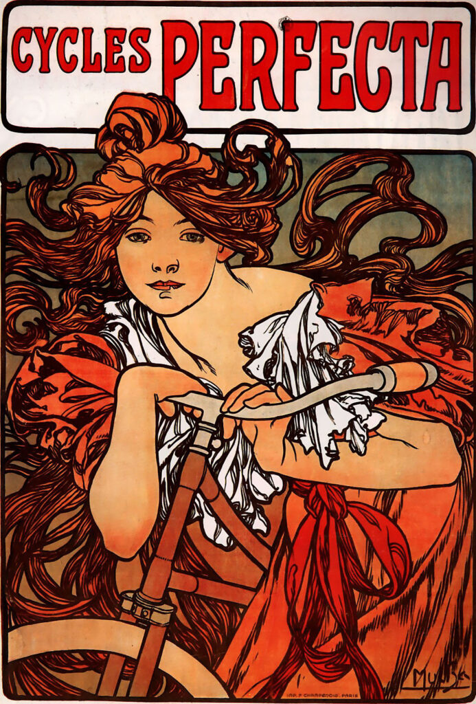 Cycles Perfecta (1902) - Alphonse Mucha Tablo