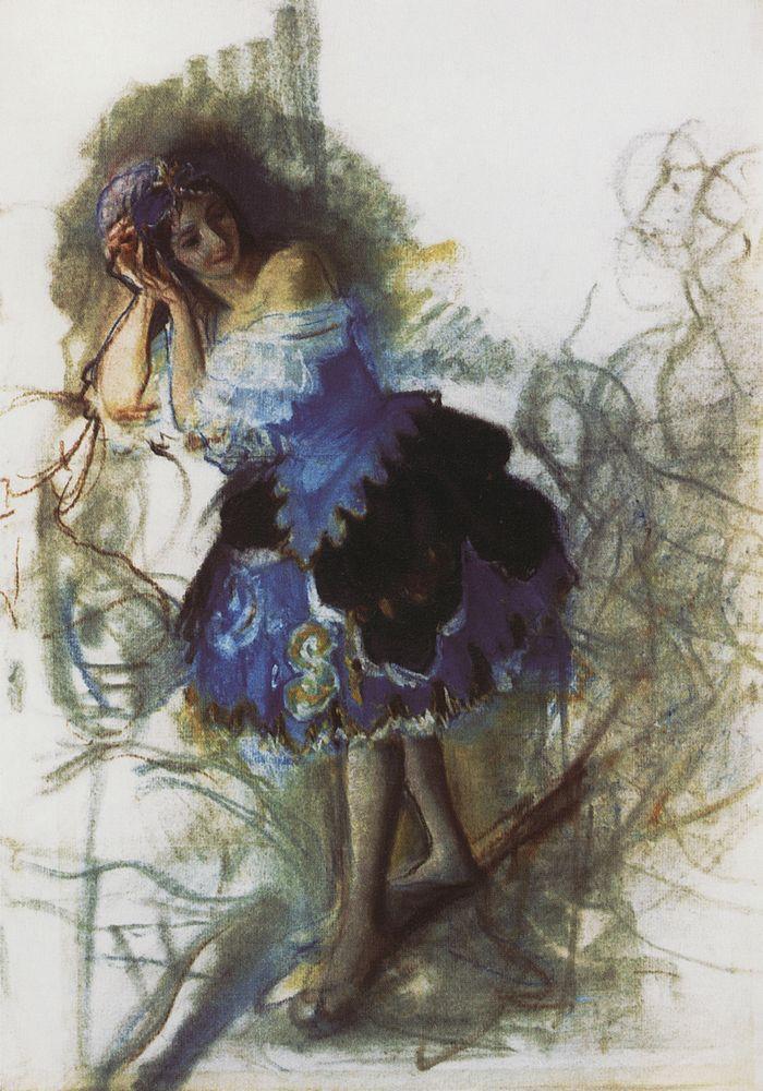 Dancer (1922) – Zinaida Serebriakova Tablo