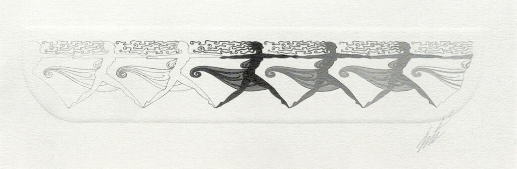 Dancers - Erté Tablo