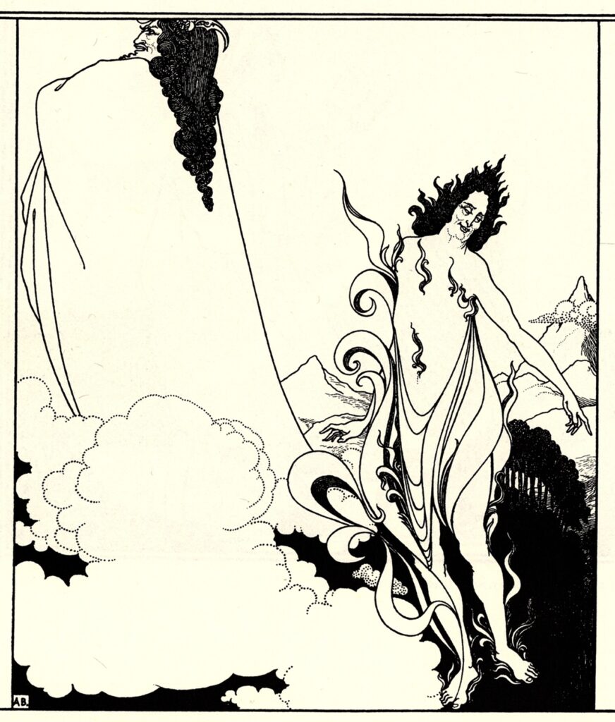 Das Rheingold (1896) – Aubrey Beardsley Tablo