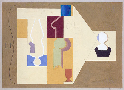 Depiction of Apollo (1921) – Willi Baumeister Tablo