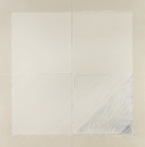 Depli graphite (V) – Jean Degottex Tablo