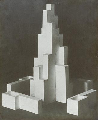 Design for monument Leeuwarden (1917) – Theo van Doesburg Tablo