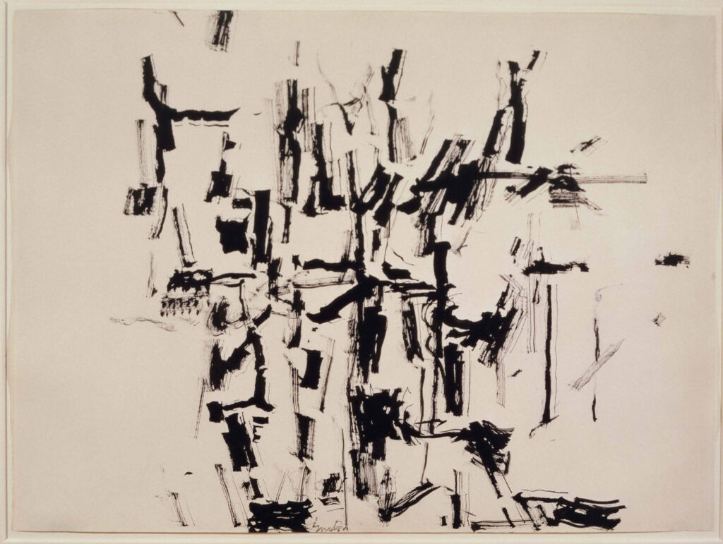 Drawing Related to Zone (Drawing No. 19) (1954) - Philip Guston Tablo