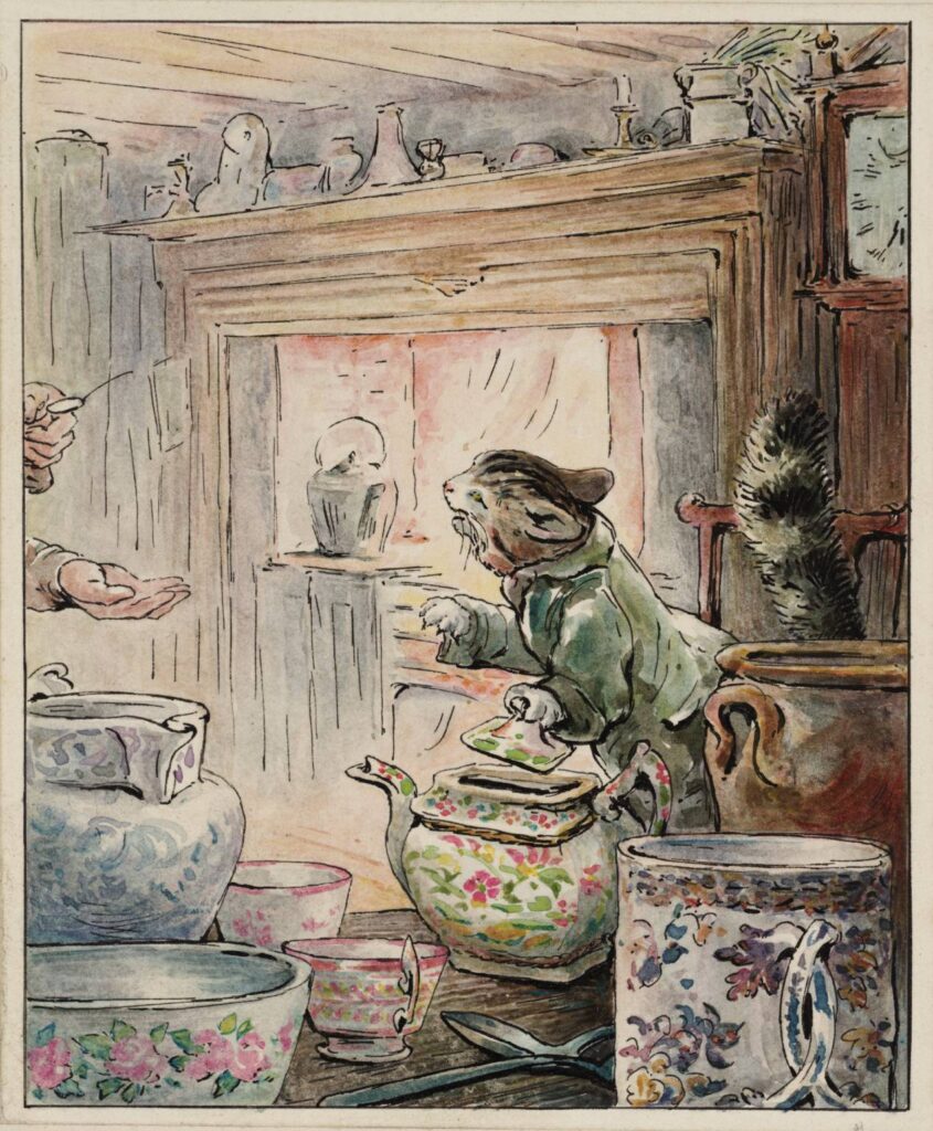 ‘Where is My Twist’ (1902) - Beatrix Potter Tablo