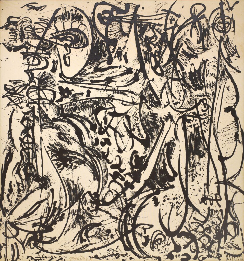 Echo (Number 25) (1951) - Jackson Pollock Tablo