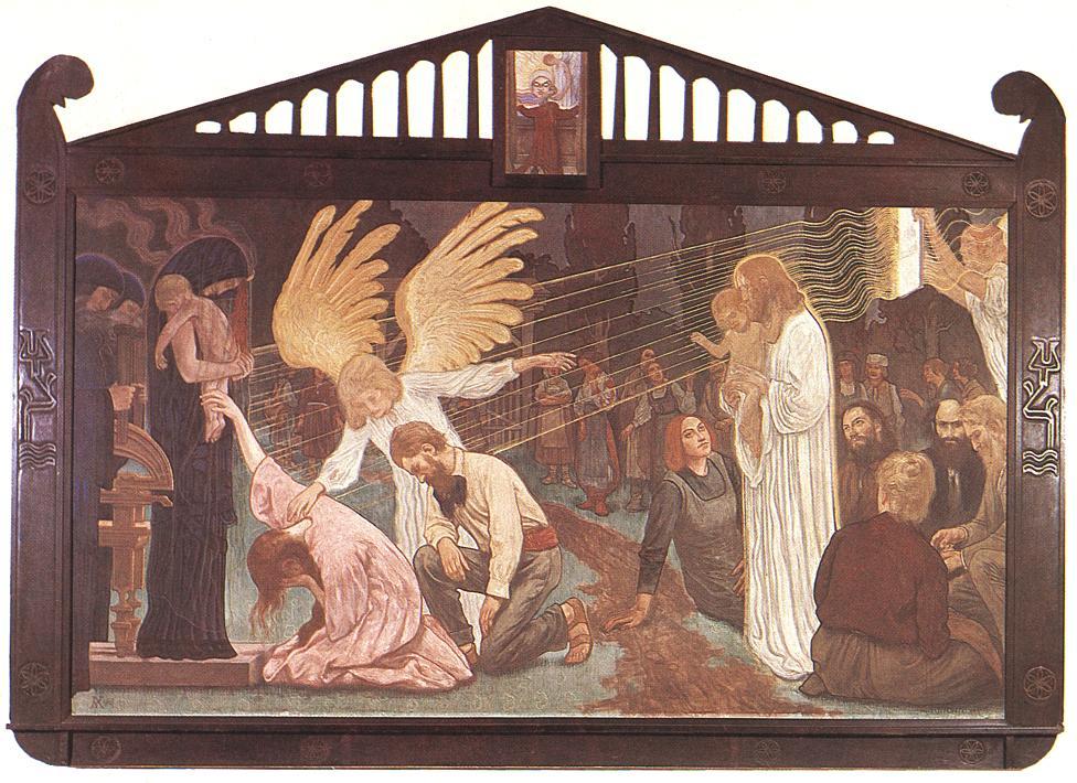 Ego sum via, veritas et vita (1903) – Aladár Körösfői-Kriesch Tablo