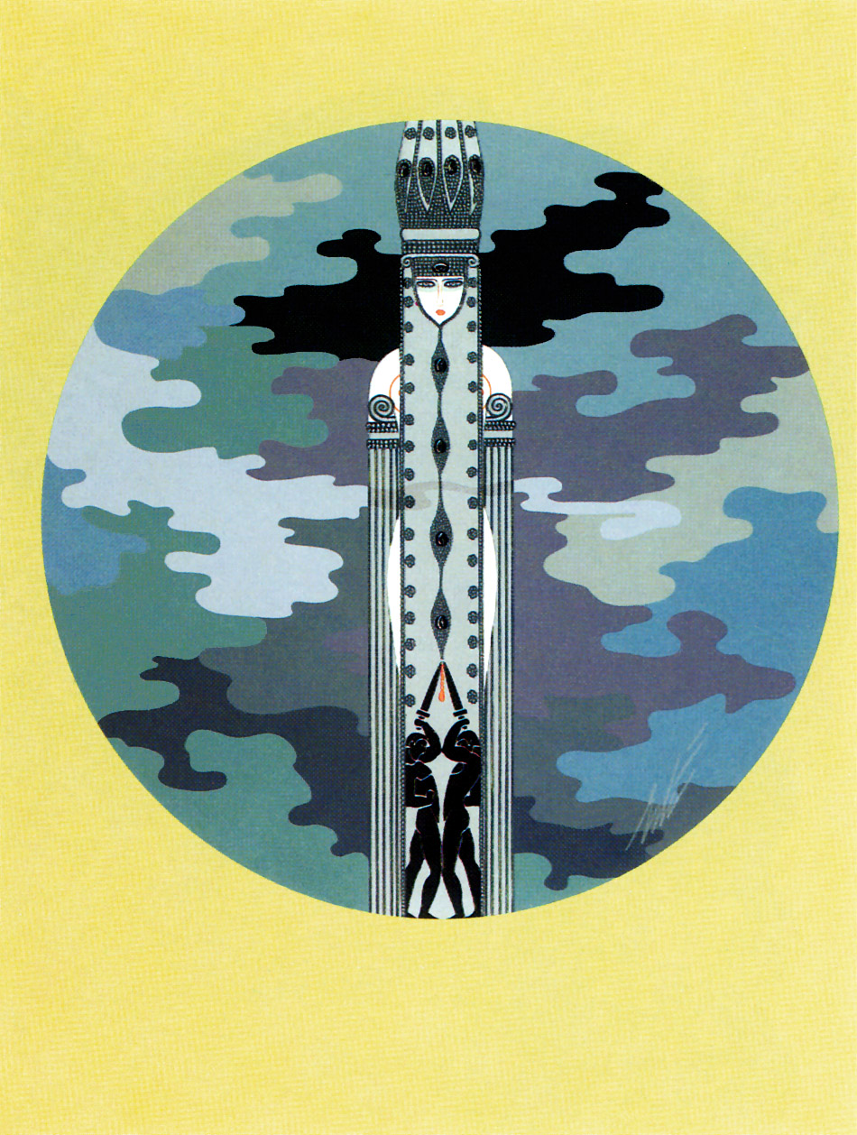Emotions, Indifference - Erté Tablo kanvas tablo