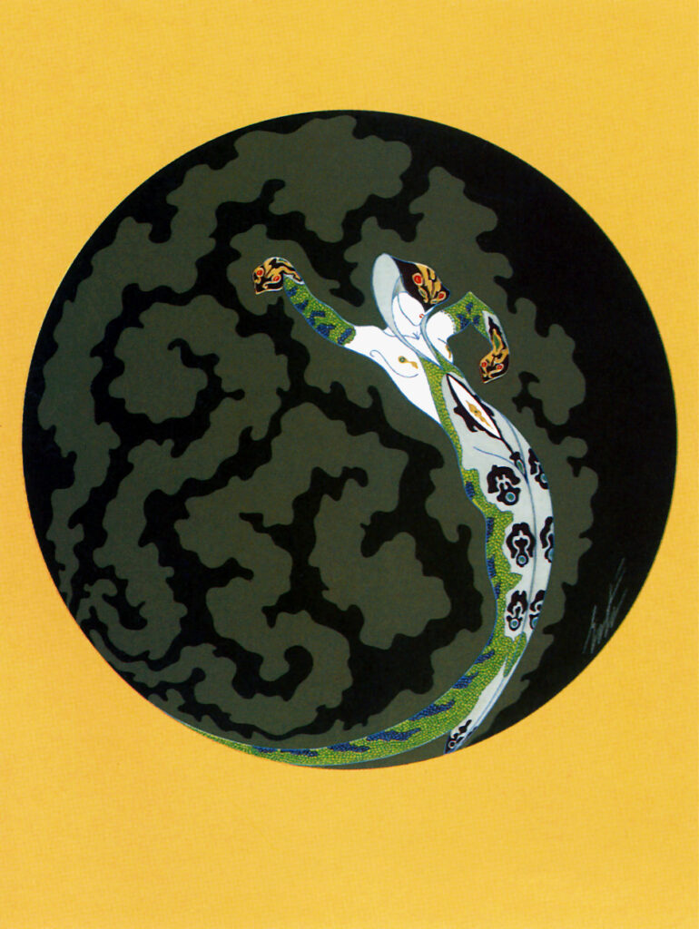Emotions, Jealousy - Erté Tablo