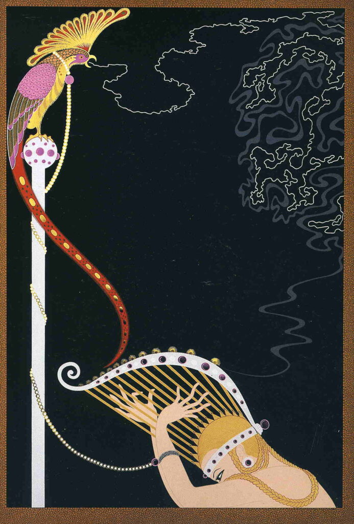 Enchanted Melody - Erté Tablo