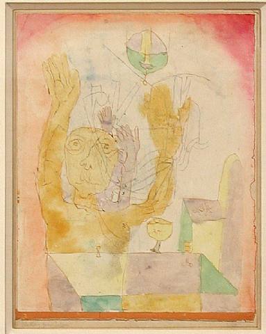 Enlightenment of Two Sectarians (1918) – Paul Klee Tablo