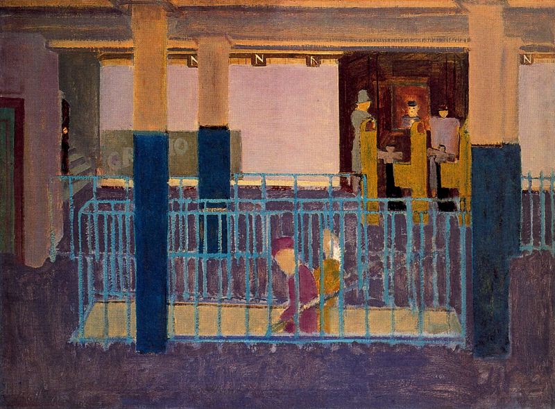 Entrance to Subway (1938) – Mark Rothko Tablo