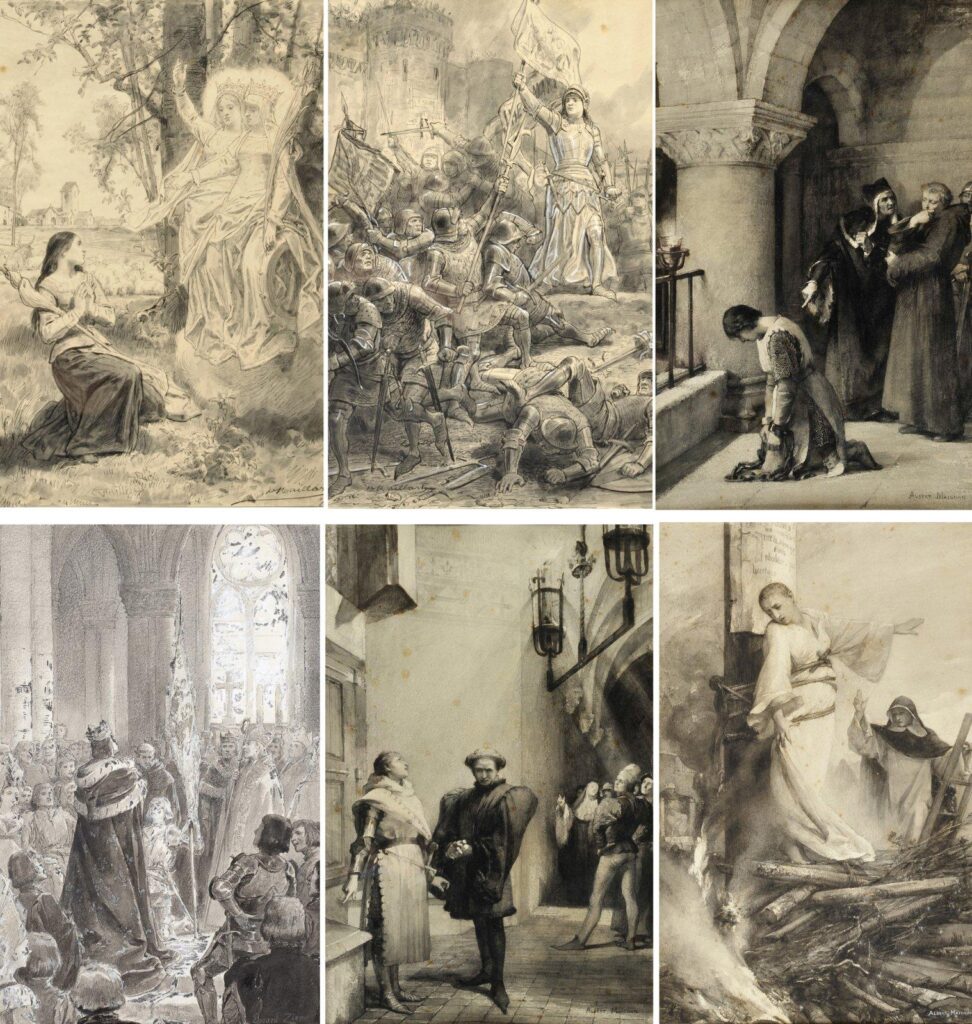 Episodes from the life of Joan of Arc (1884) - Albert Maignan Tablo