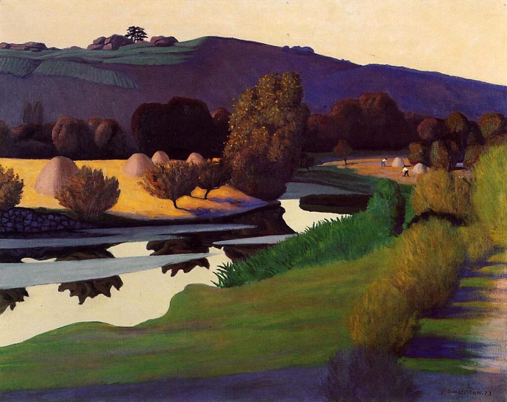 Evening on the Loire (1923) – Félix Vallotton Tablo