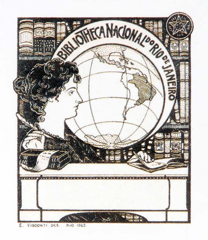 Ex Libris National Library (1903) – Eliseu Visconti Tablo