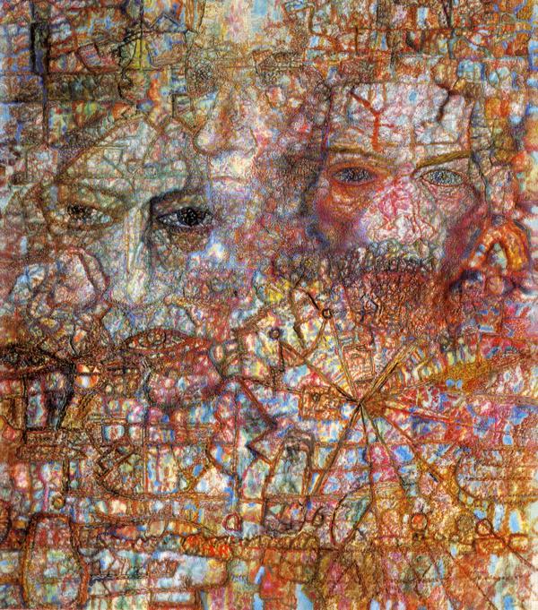 Faces (1940) – Pavel Filonov Tablo