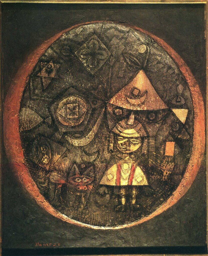 Fairy tale of the Dwarf (1925) - Paul Klee Tablo