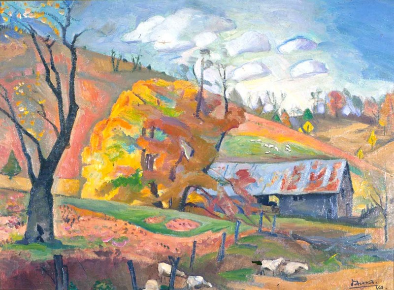 Fall at the McCorkle’s Barn (1942) – Pierre Daura Tablo