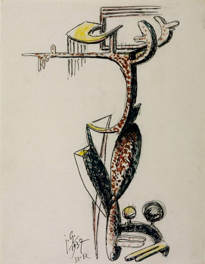Fantastic Figure (1937) - Julio Gonzalez Tablo