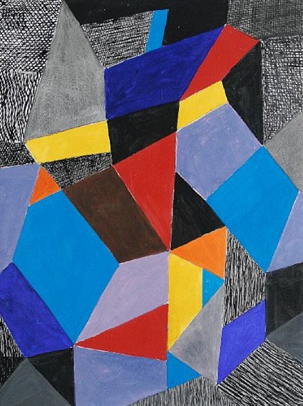 Farbformen und Struktuten (1953) – Johannes Itten Tablo