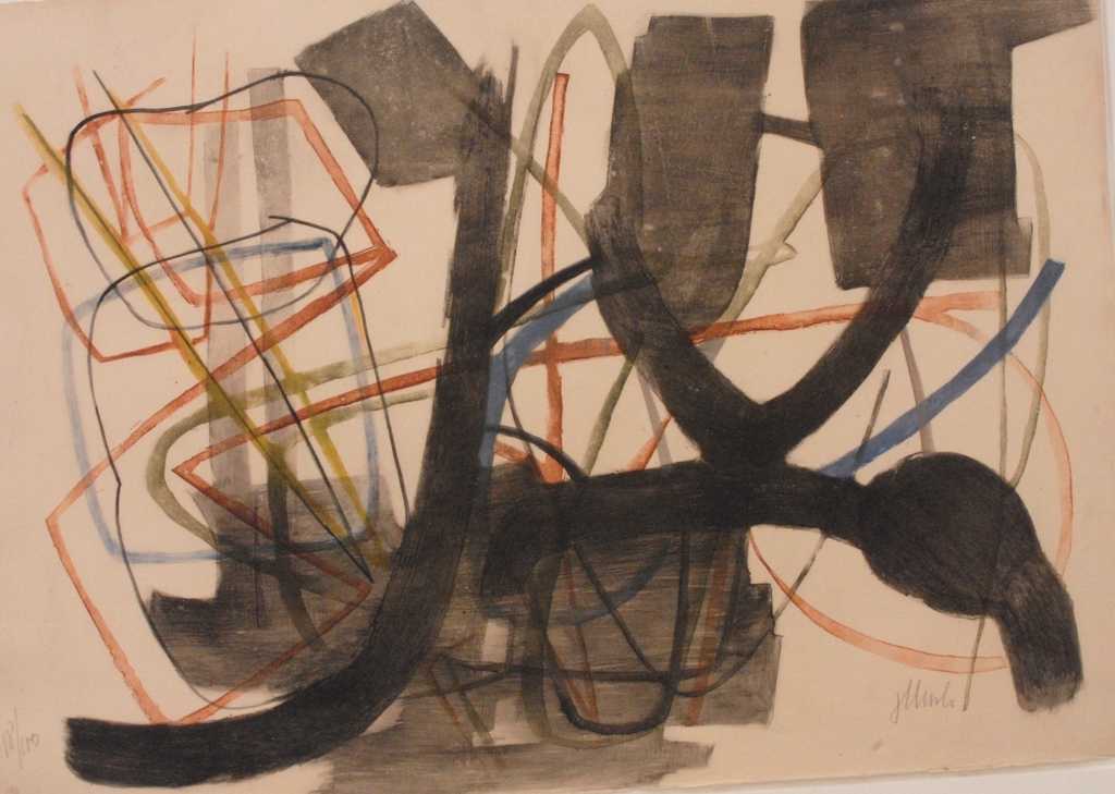 Farbradierung IV (1951) – Fritz Winter Tablo