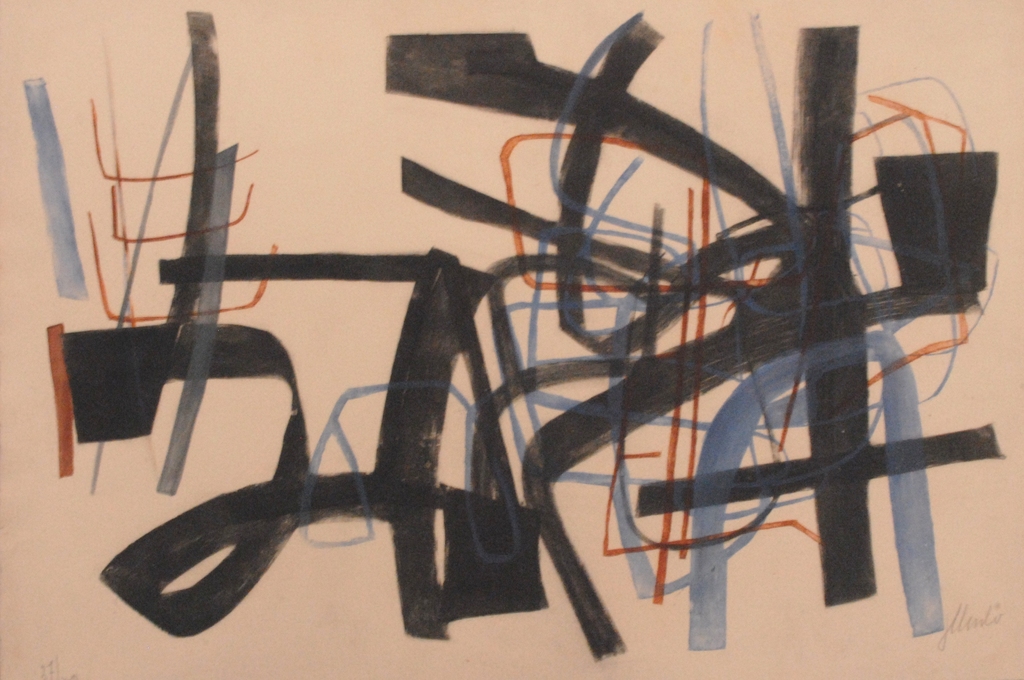 Farbradierung VI (1951) – Fritz Winter Tablo