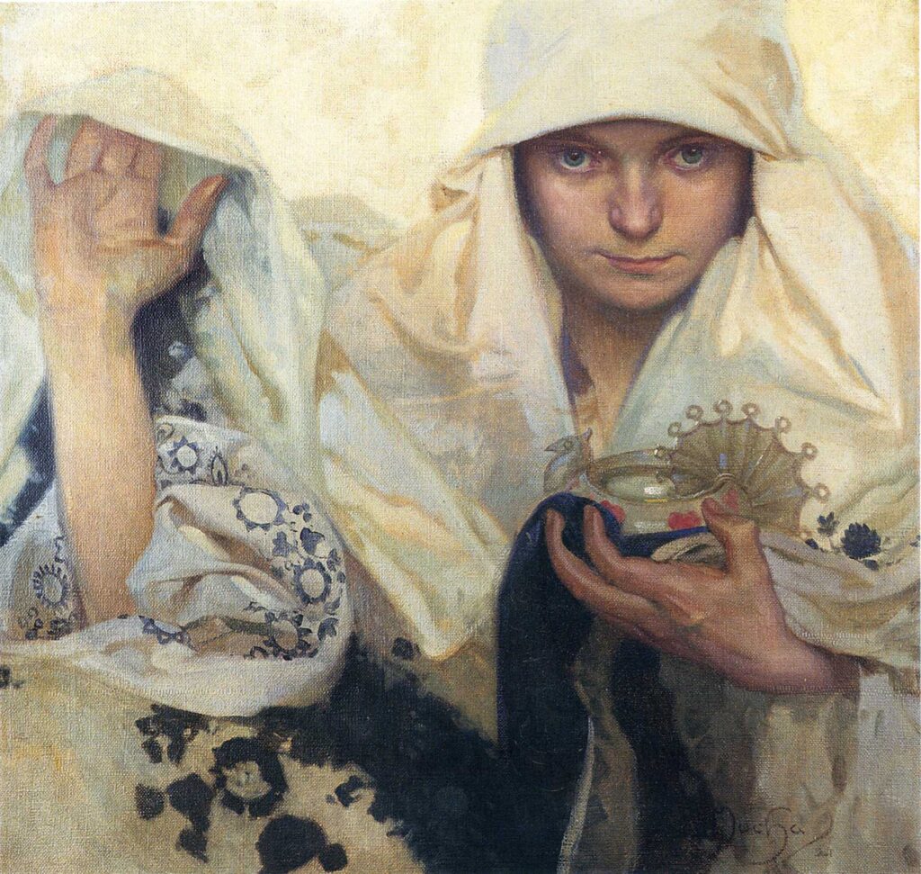 Fate (1920) - Alphonse Mucha Tablo