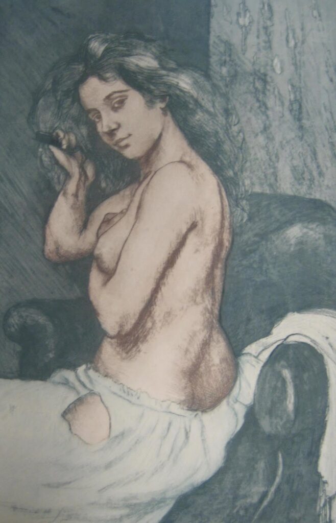 Female Nude (1893) - Charles Maurin Tablo